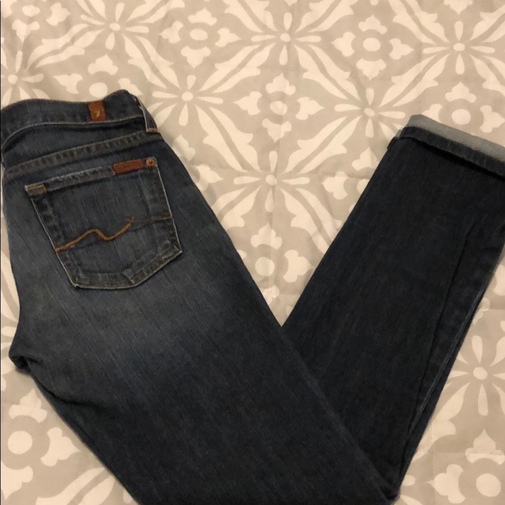 Seven for all man kind straight leg jean size 25